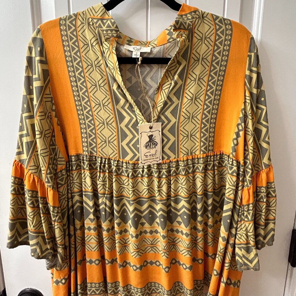 Easel Boho Blouse - Size S - NWT